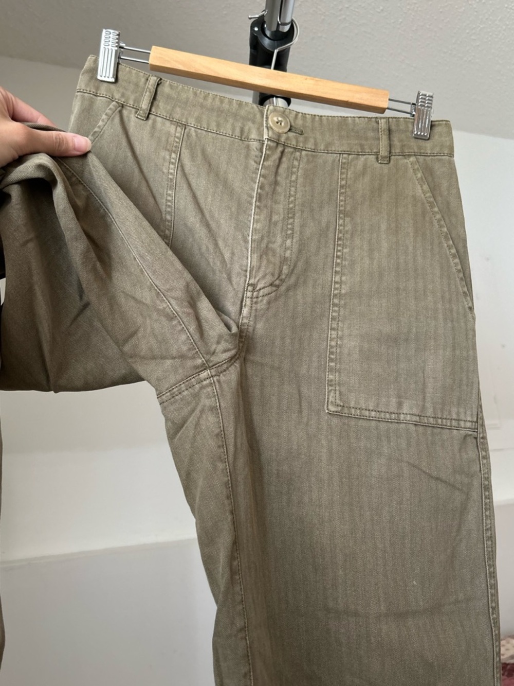 Free People Sunday Skies Straight Cropped Pants 4 - Picture 4 of 6